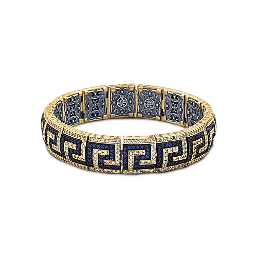 Greca Pave Bracelet with Zircon B383