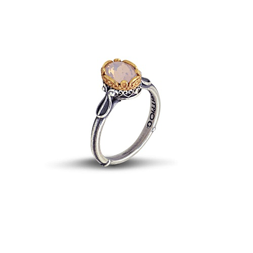 Ring with Swarovski Crystal D46