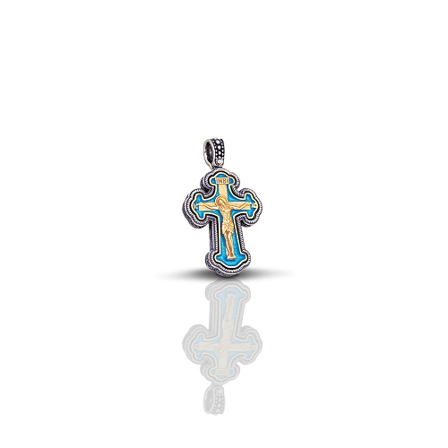 Cross with Enamel C10