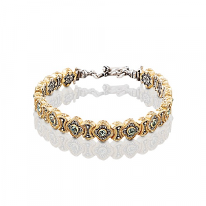 Bracelet with Round Swarovski Crystals B336