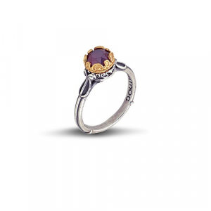 Ring with Round Swarovski Crystal D50