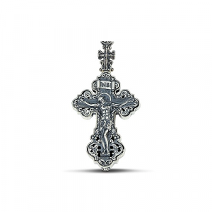 Sterling Silver Locket Cross C189